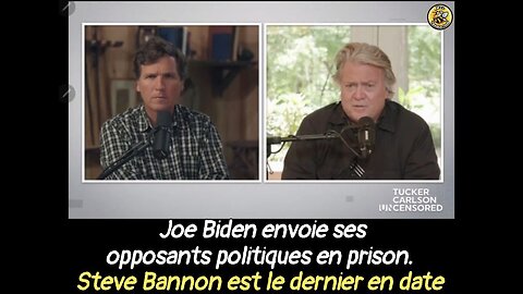 Ses opposants politiques Joe Biden les envoie en prison. Steve Bannon est le dernier en date.