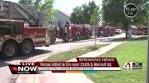One dead after house fire in KCMO