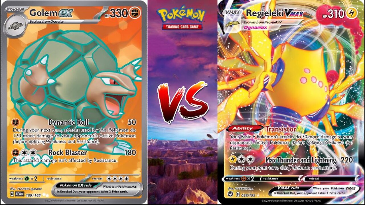 Pokemon TCG Live Golem EX Claydol VS Arceus VSTAR Regieleki VMAX!!