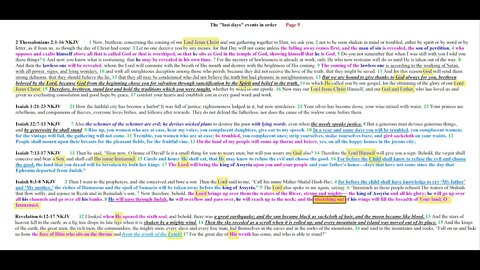 The last days events in order Page 5