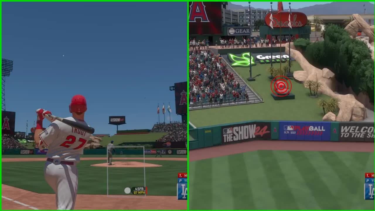 Mike Trout hits car MLB The Show 24 online