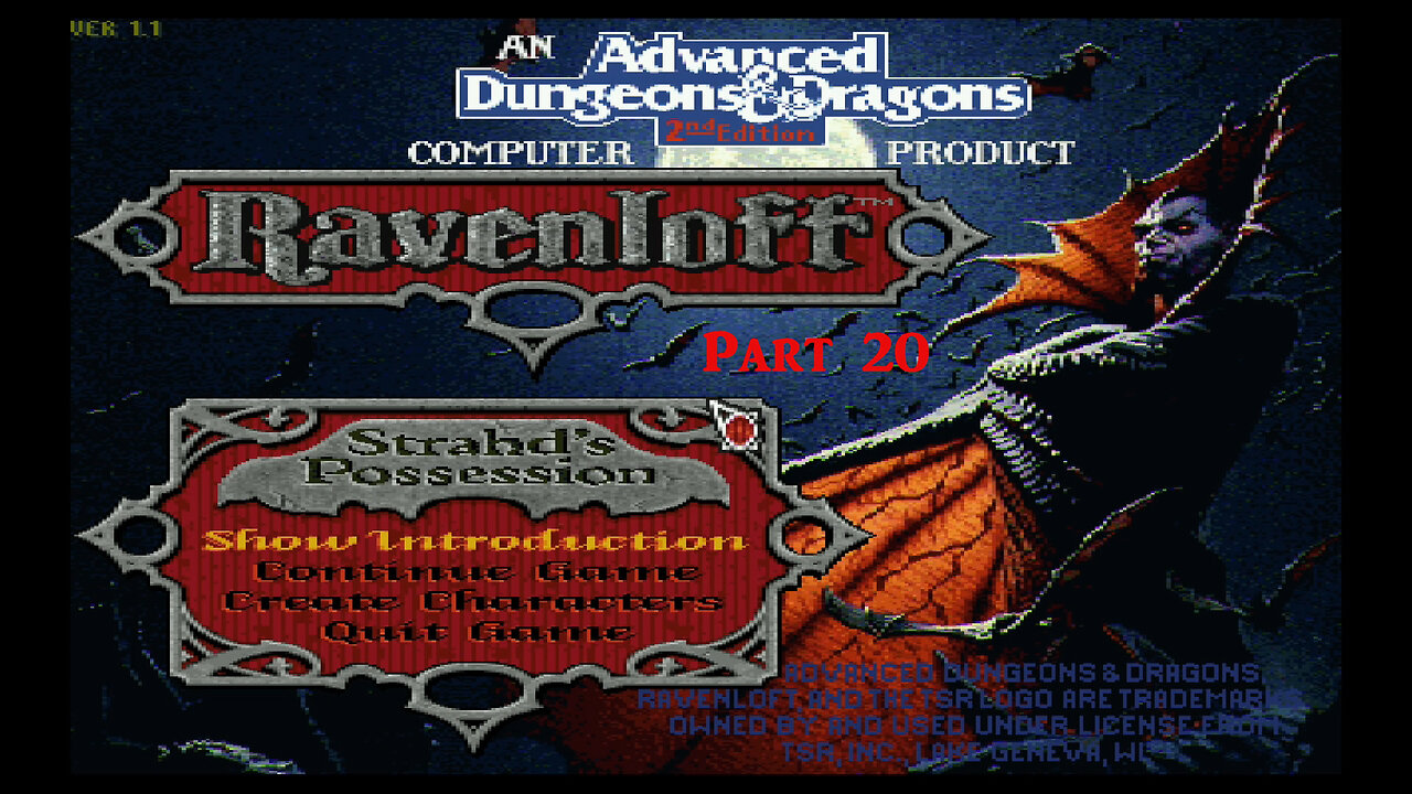 AD&D Ravenloft Strahd's Possession part 20