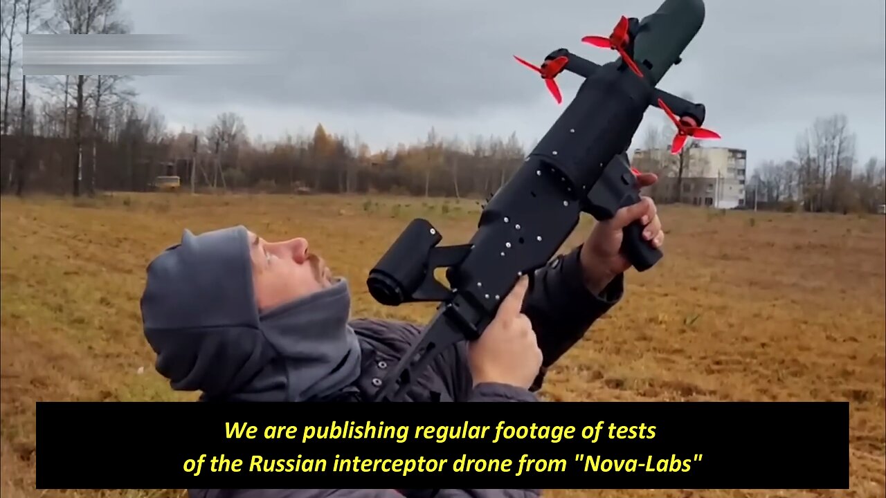 Russia: Testing of an Anti-Drone system equipped with a thermal sight for kinetic interception