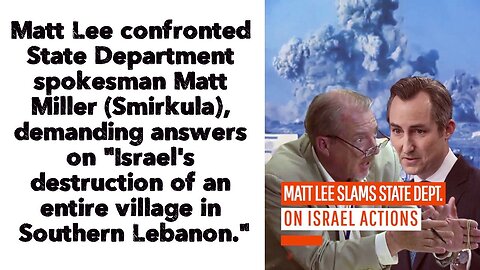 Israel's destruction of an entire village in Southern Lebanon