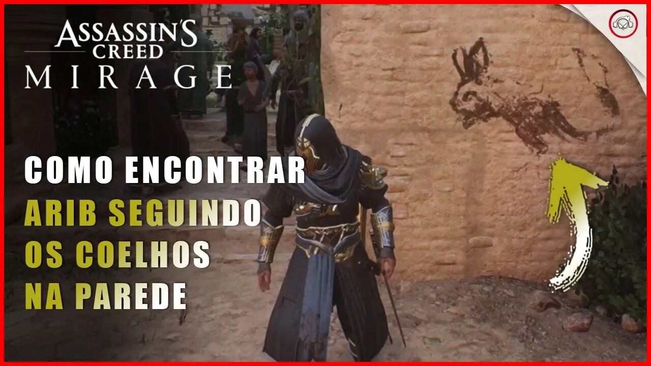AC Mirage, Como encontrar Arib seguindo os coelhos na parede | Super-Dica
