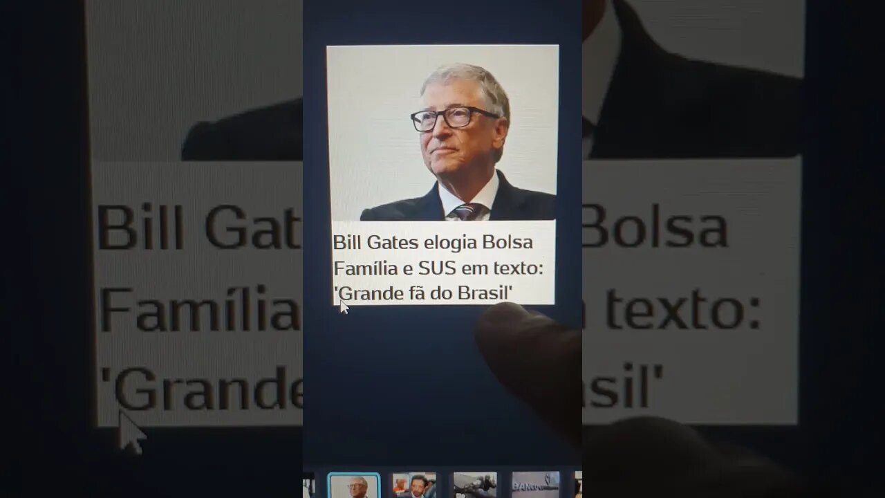 Bill Gates elogia bolsa família e sus em texto grande fã do Brasil .. vem aqui ser atendido no SUS🤬