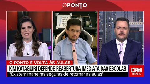 Kim Kataguiri fala que uma geração foi afetada por não ter ido na escola na pandemia . @SHORTS CNN