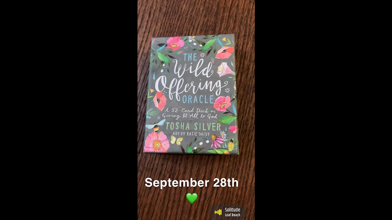 September 28th oracle card