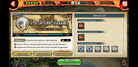 Naruto x Boruto Ninja voltage Bosse 16 Suppresion Mission