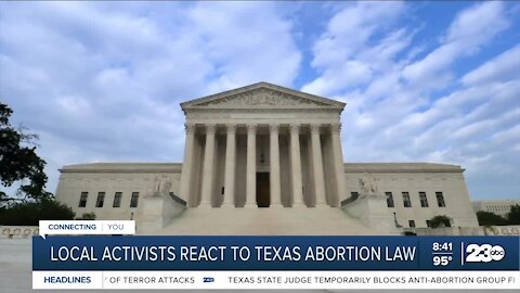 Local activists react to Texas abortion law