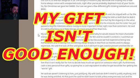 Sibling Gift Diparity AITA