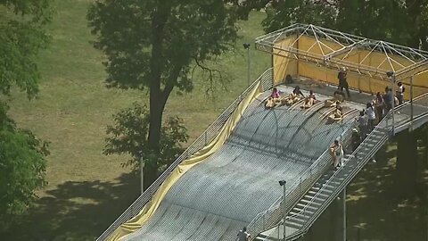 Belle Isle closes giant slide over speed issues