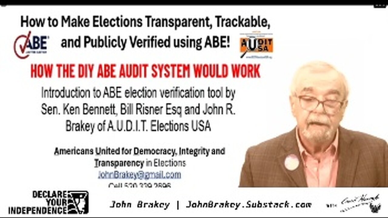 2024-10-28 John Brakey AUDIT-USA - Election Fraud