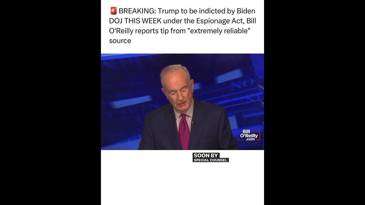 President Donald Trump to ve indicted by Biden’s DOJ expected this week!