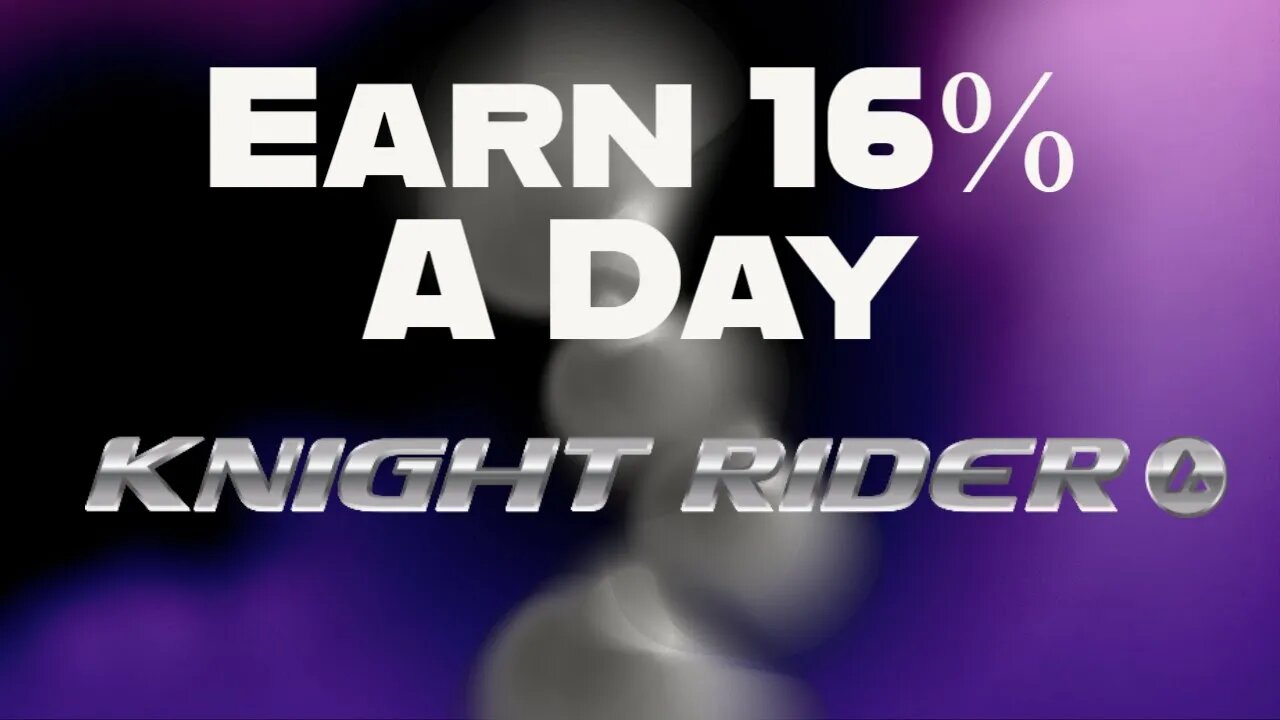 Knight Rider Avax - Earn 16% a Day in this new DaPP