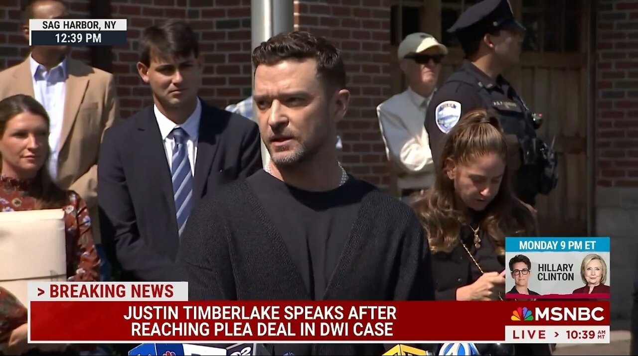 Justin Timberlake Speaks Out After Accepting DWI Plea Deal