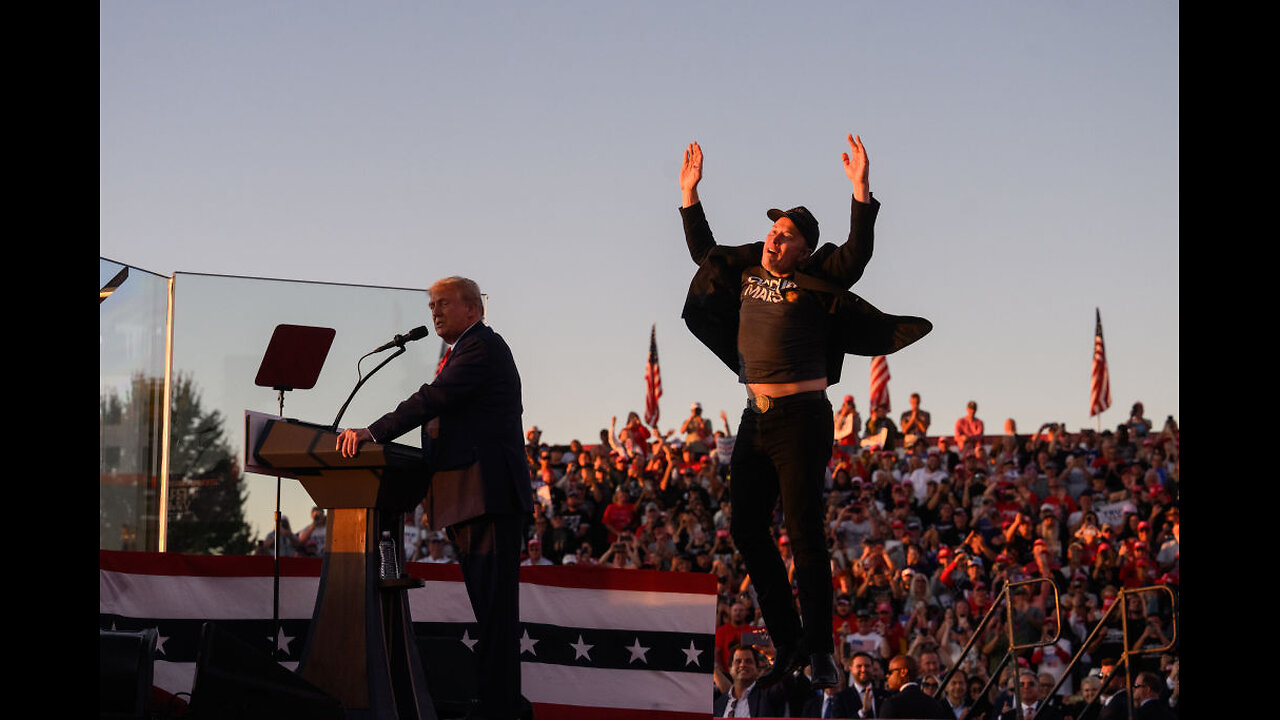 Elon Musk Hypes Up Trump Supporters At Butler Rally Months After Trump Assassination Attempt