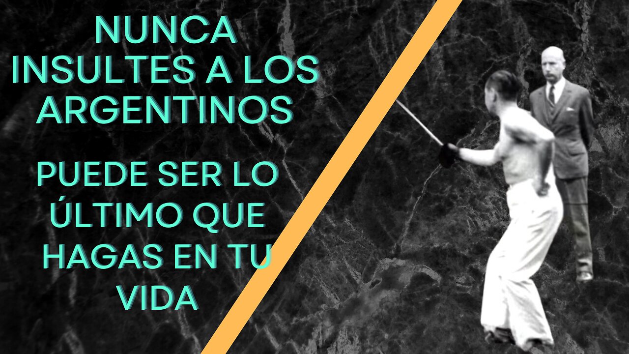 OFENDER EL HONOR DE UN ARGENTINO PUEDE COSTAR MUY CARO