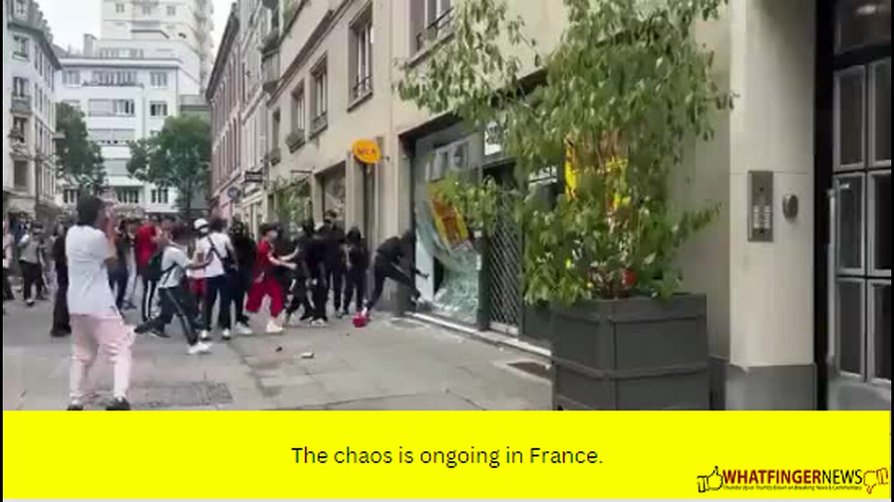 The chaos is ongoing in France.