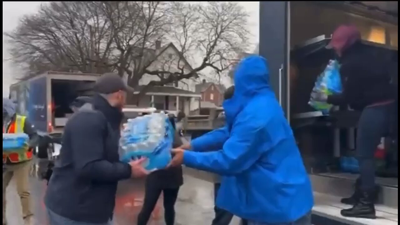 Trump brought the goods to the people of East Palestine, Ohio.