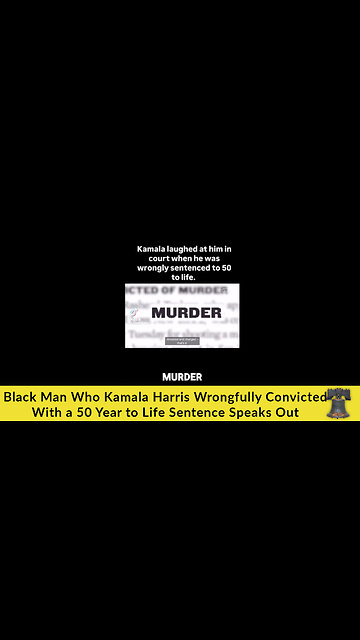 Black Man Who Kamala Harris Wrongfully Convicted With a 50 Year to Life Sentence Speaks Out
