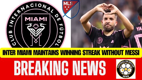 TODAY | INTER MIAMI FIRST PLACE IN THE EASTERN CONFERENCE WITH 44 POINTS IN 13 WINS