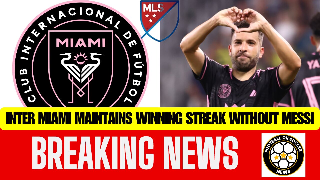 TODAY | INTER MIAMI FIRST PLACE IN THE EASTERN CONFERENCE WITH 44 POINTS IN 13 WINS
