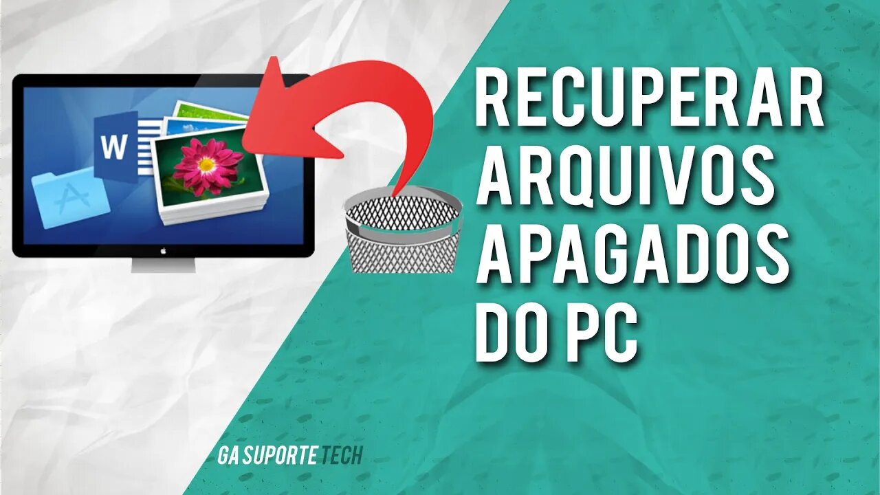 Como RECUPERAR ARQUIVOS apagados do COMPUTADOR