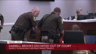 Waukesha Christmas parade suspect Darrell Brooks escorted out of court Friday following outburst