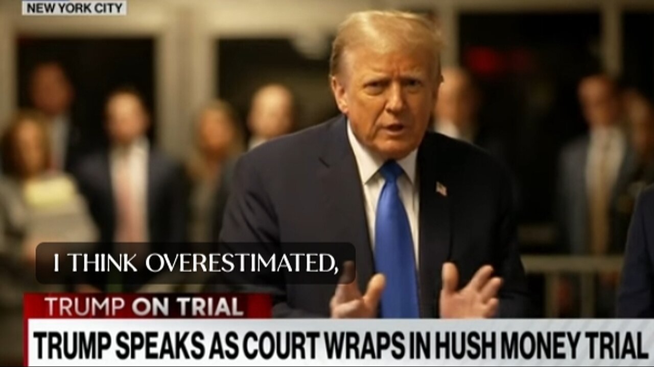 Trump reacts to opening statements in hush money trial