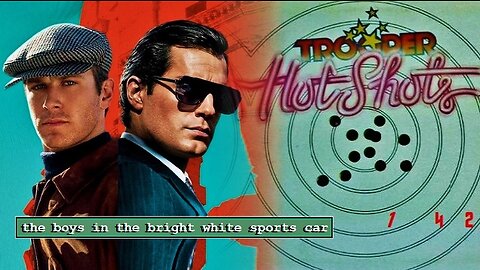 boys in the bright white sports car, trooper