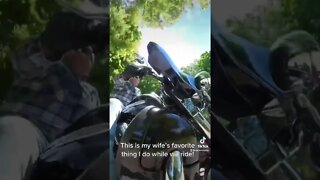 Things that annoy my wife.#shorts #funny #funnyvideo #harleydavidson