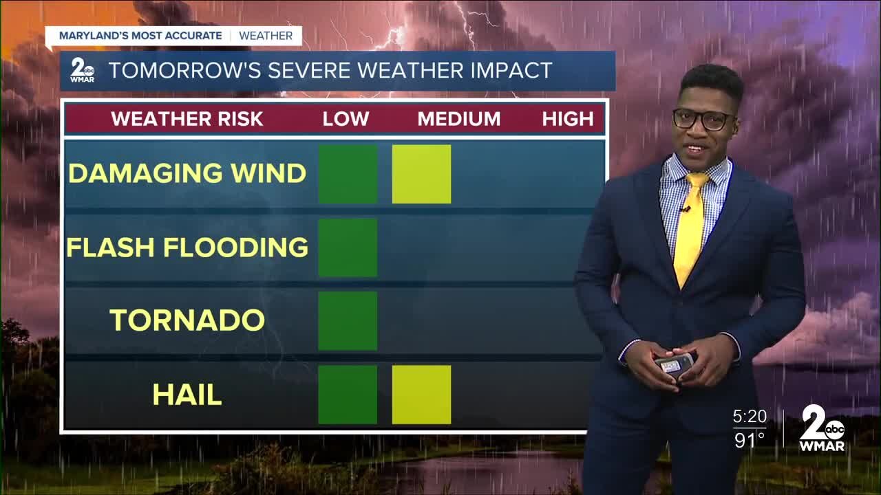 WMAR-2 News Patrick Pete's Wednesday forecast