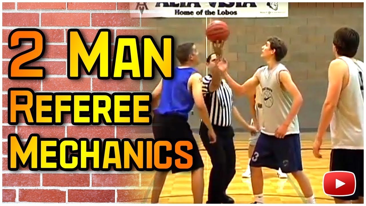 How to Officiate Basketball - 2 Man Referee Mechanics