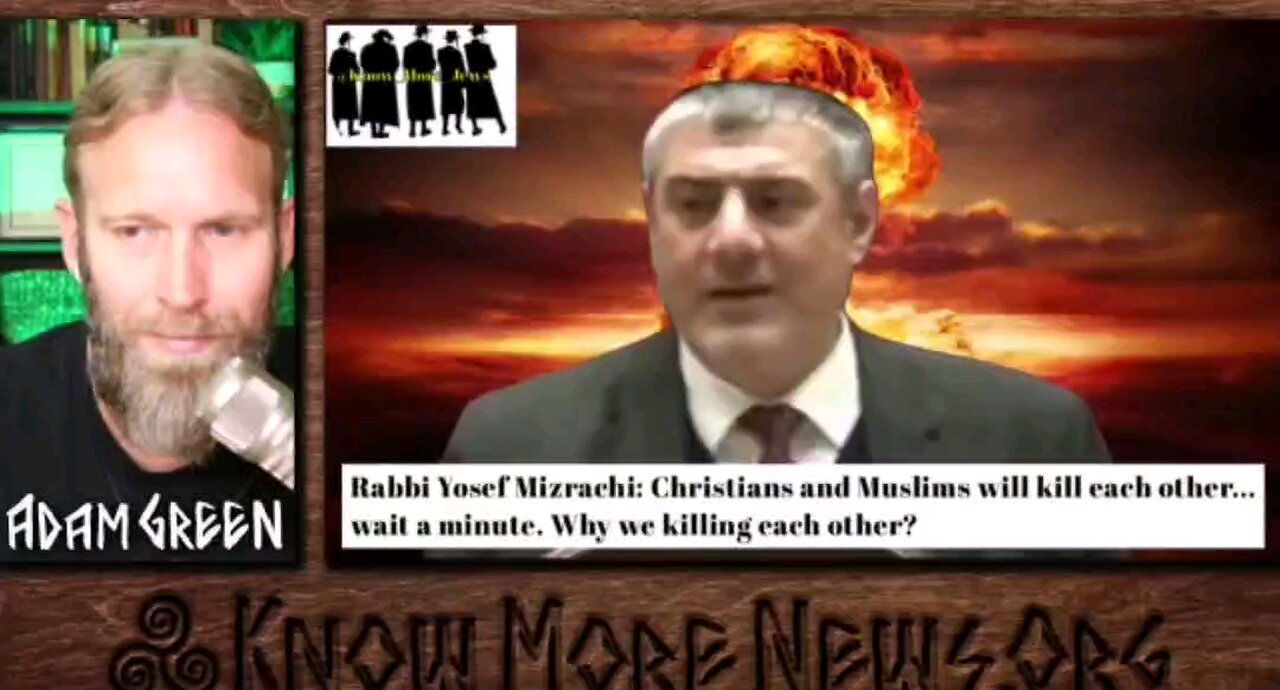 Rabbi Mizrachi explains how Muslims and Christians will stop fighting and turn on the Jews