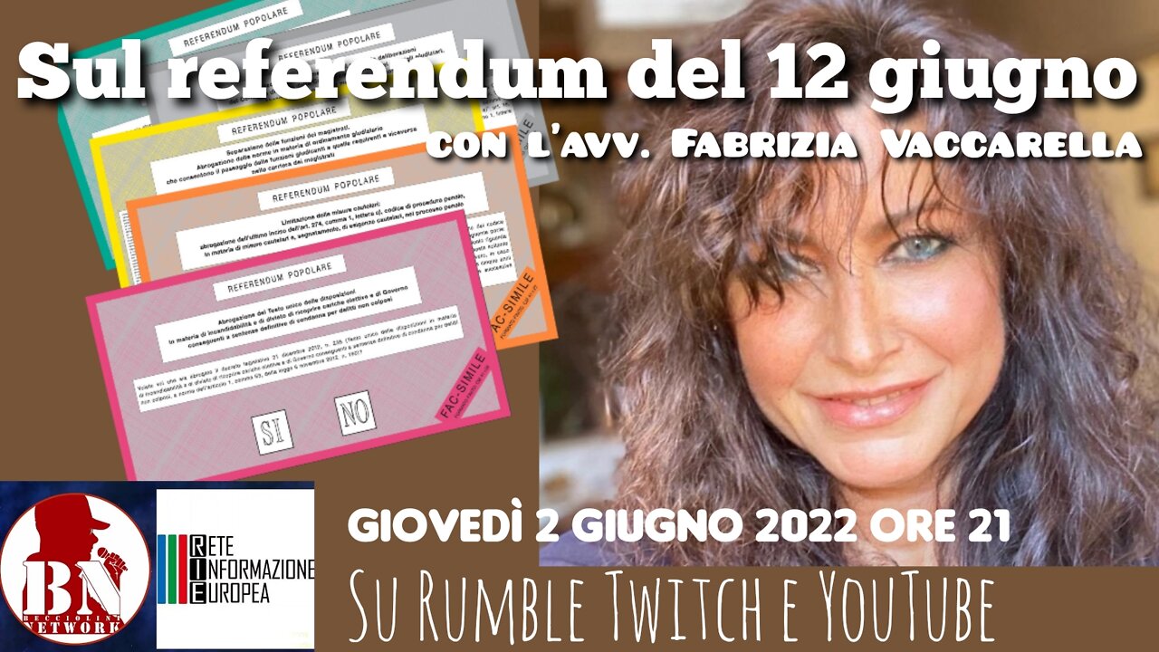 SUL REFERENDUM DEL 12 GIUGNO