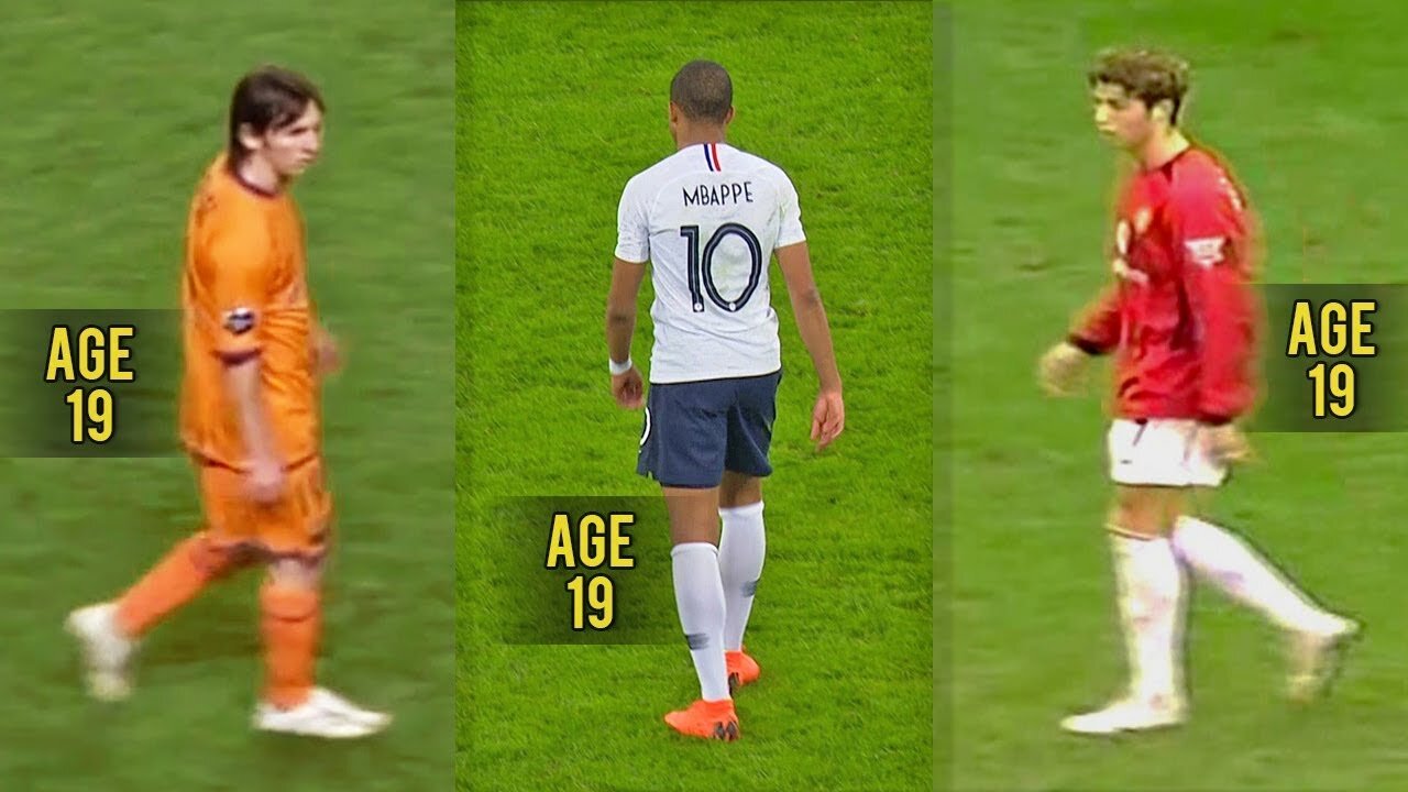 Mbappé was good at 19 but... Messi & Ronaldo were Monsters at 19!