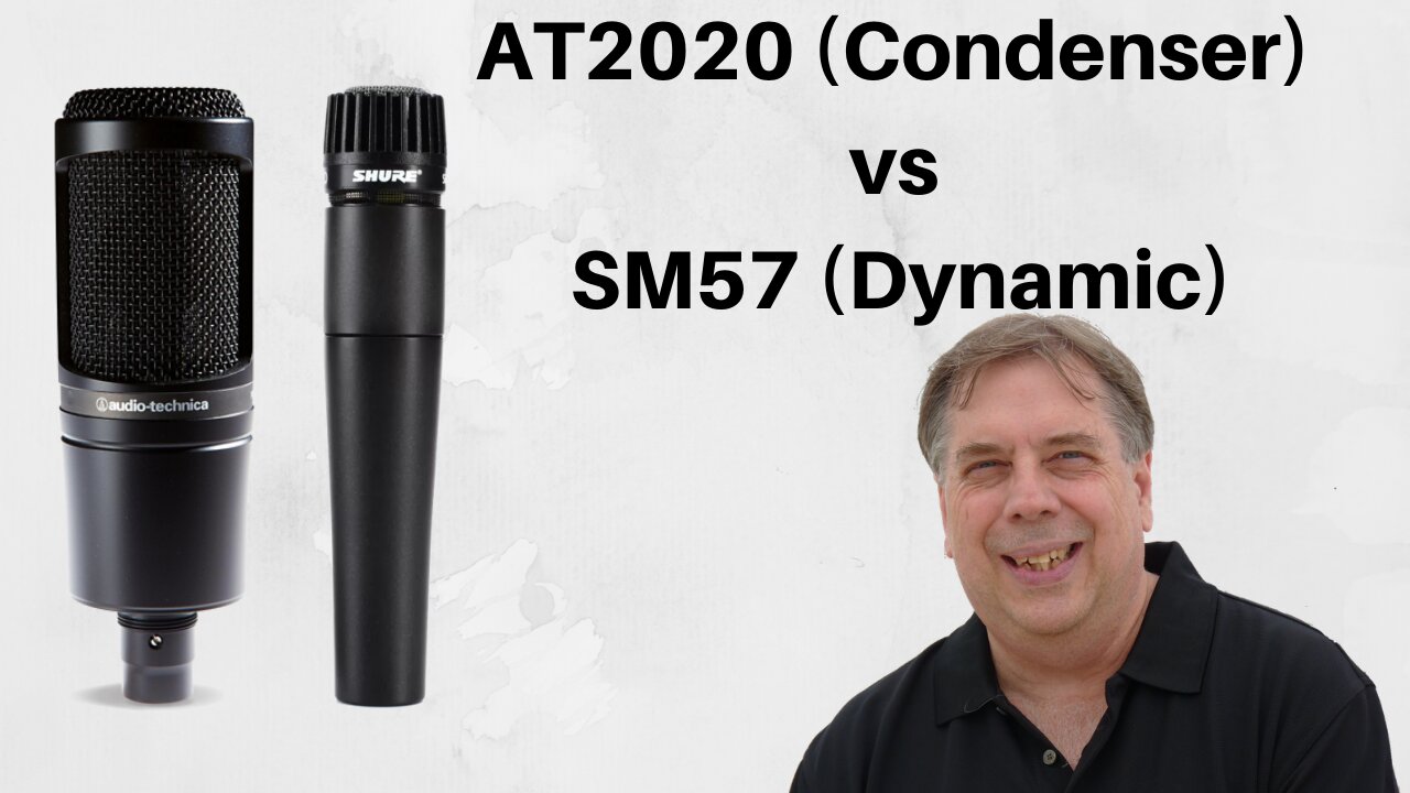 AT2020 Condenser Microphone vs SM57 Dynamic Microphone