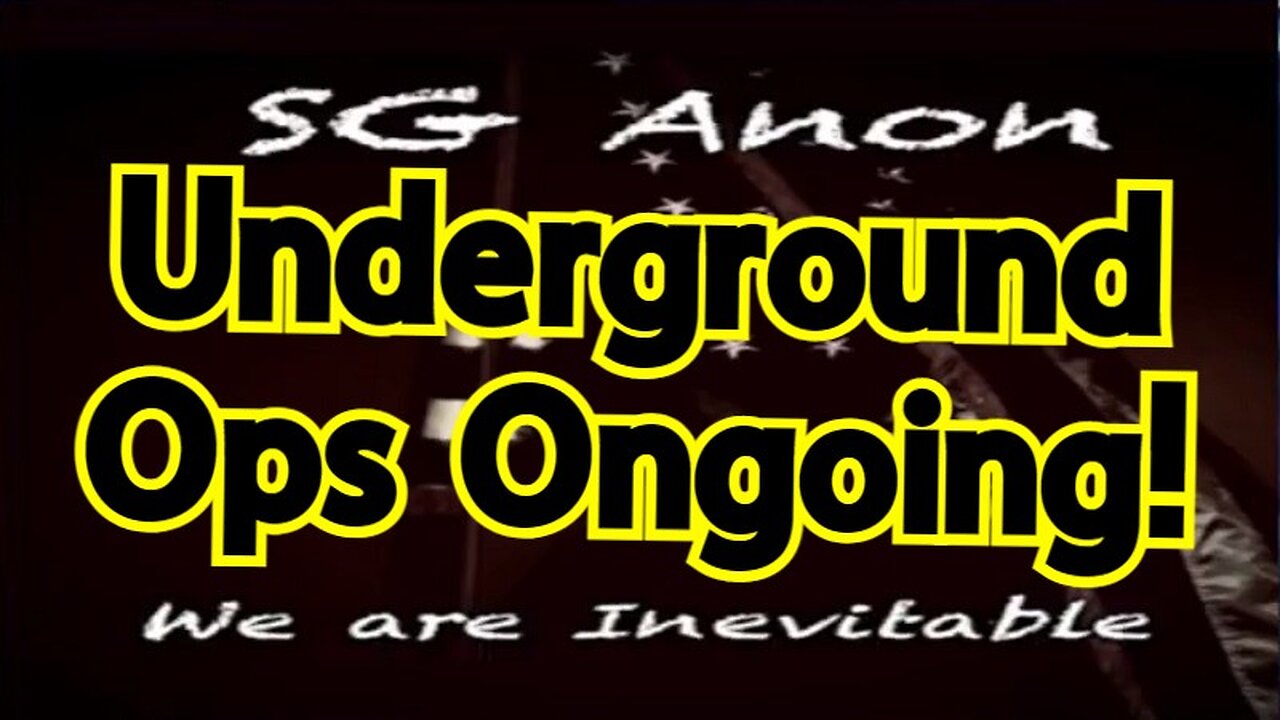 SGAnon BREAKING: Underground Ops Ongoing!