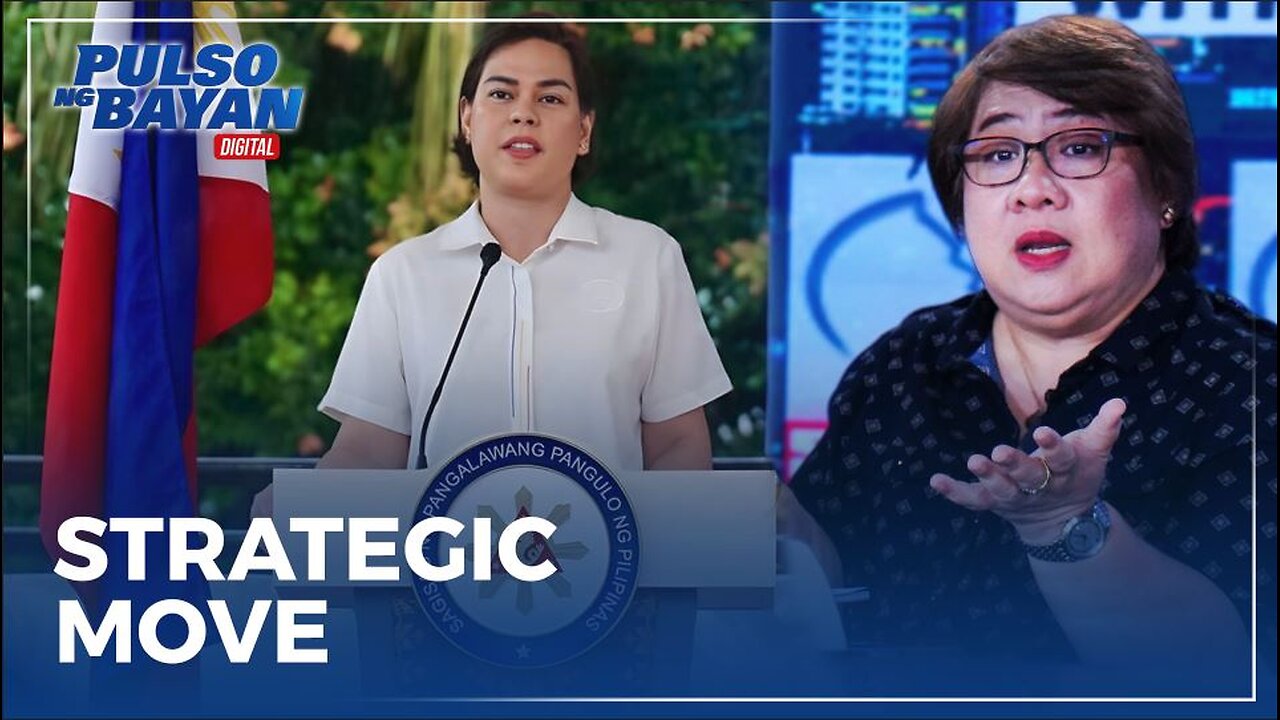 Pagtakbo ni VP Sara sa 2025 elections, strategic move —Tiquia