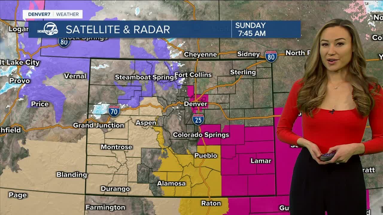 Fire weather warning in the metro, snow in the mountains