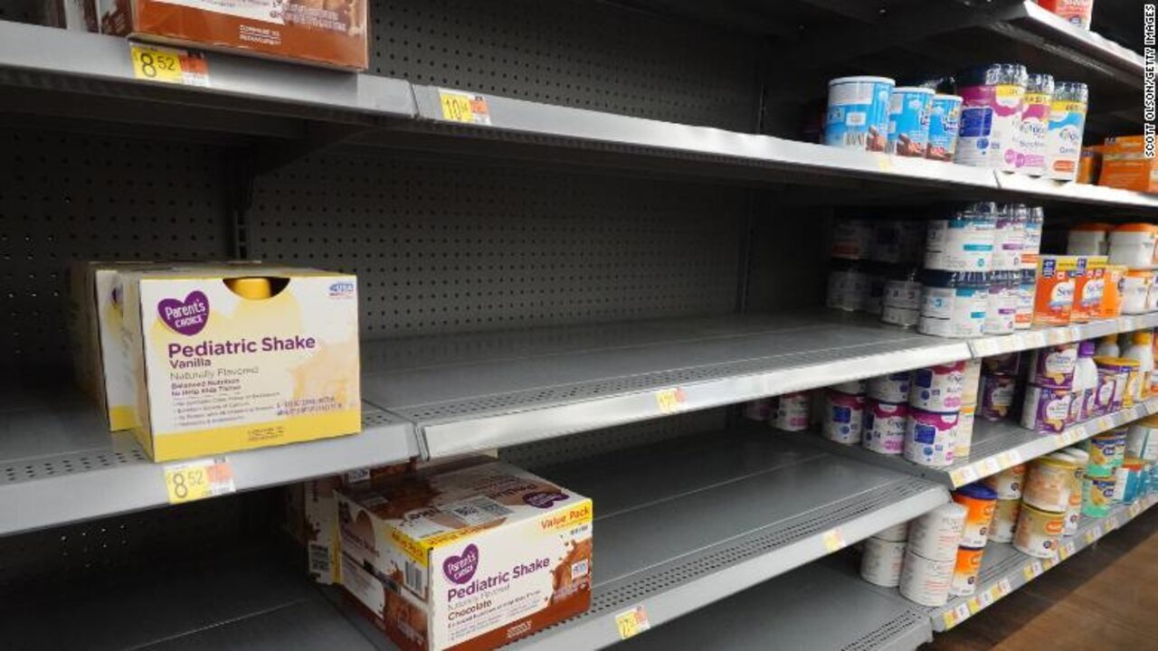 PARENTS PANIC AS BABY FORMULA SHORTAGE HITS STORES NATIONWIDE