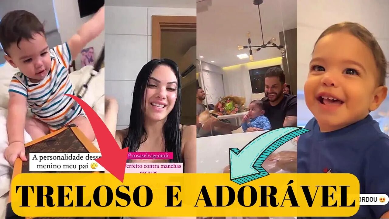 MIGUELZINHO CADA VEZ MAIS ADORÁVEL E MAIS TRELOSO