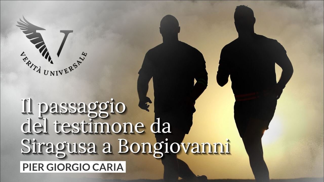 Il passaggio del testimone da Siragusa a Bongiovanni - Pier Giorgio Caria