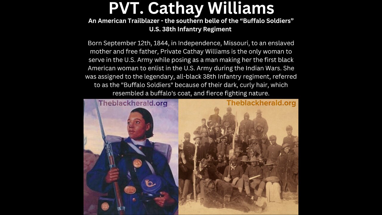 Pvt. Cathay Williams - an American Trailblazer