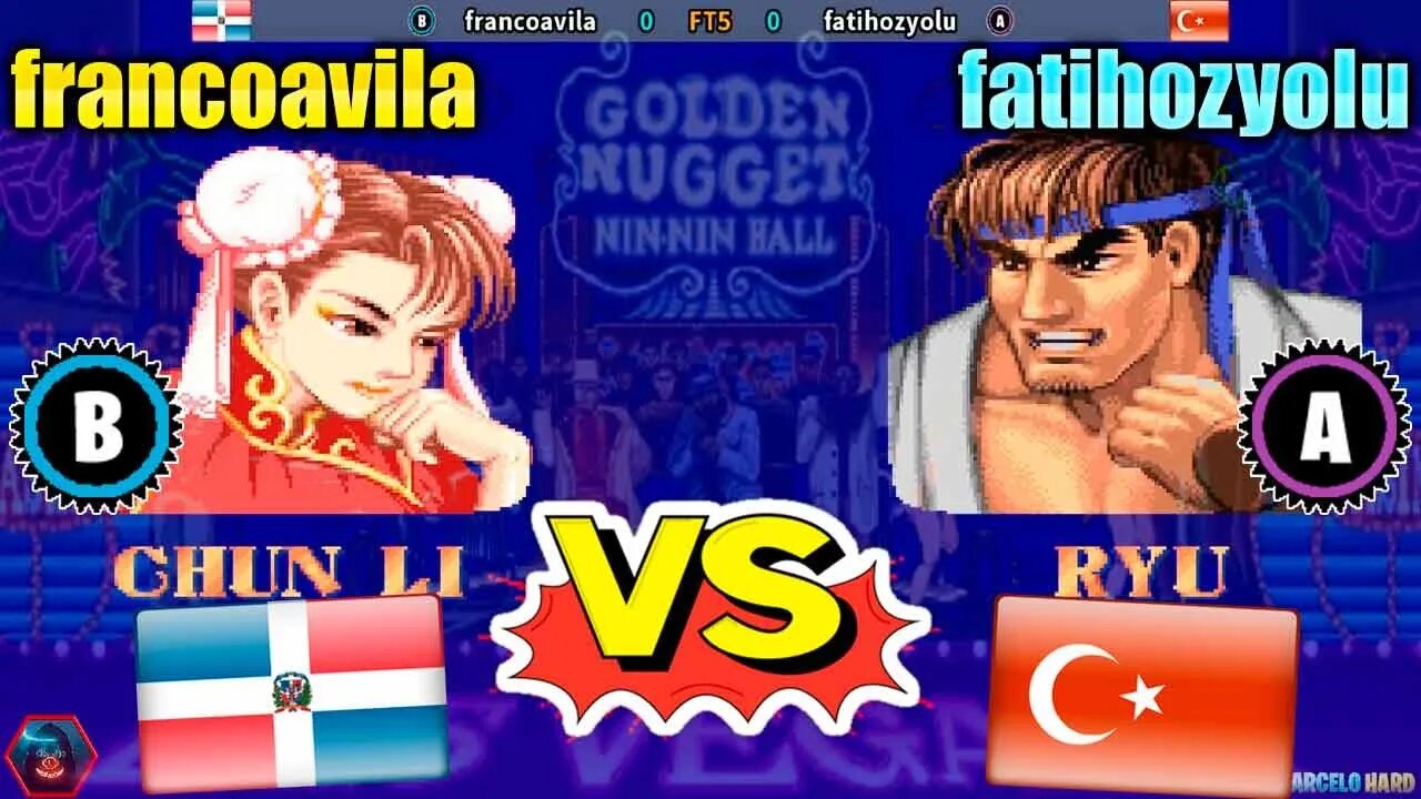 Street Fighter II': Champion Edition (francoavila Vs. fatihozyolu) [Dominican Republic Vs. Turkey]