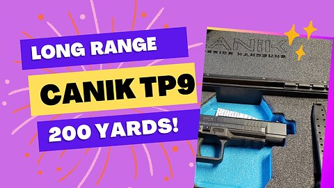 Canik and Cyelee red dot. 200 yards!!