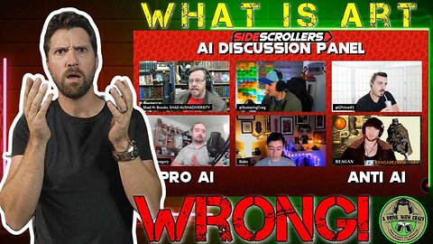 SideScrollers AI Art Debate Mistakes and Definitions