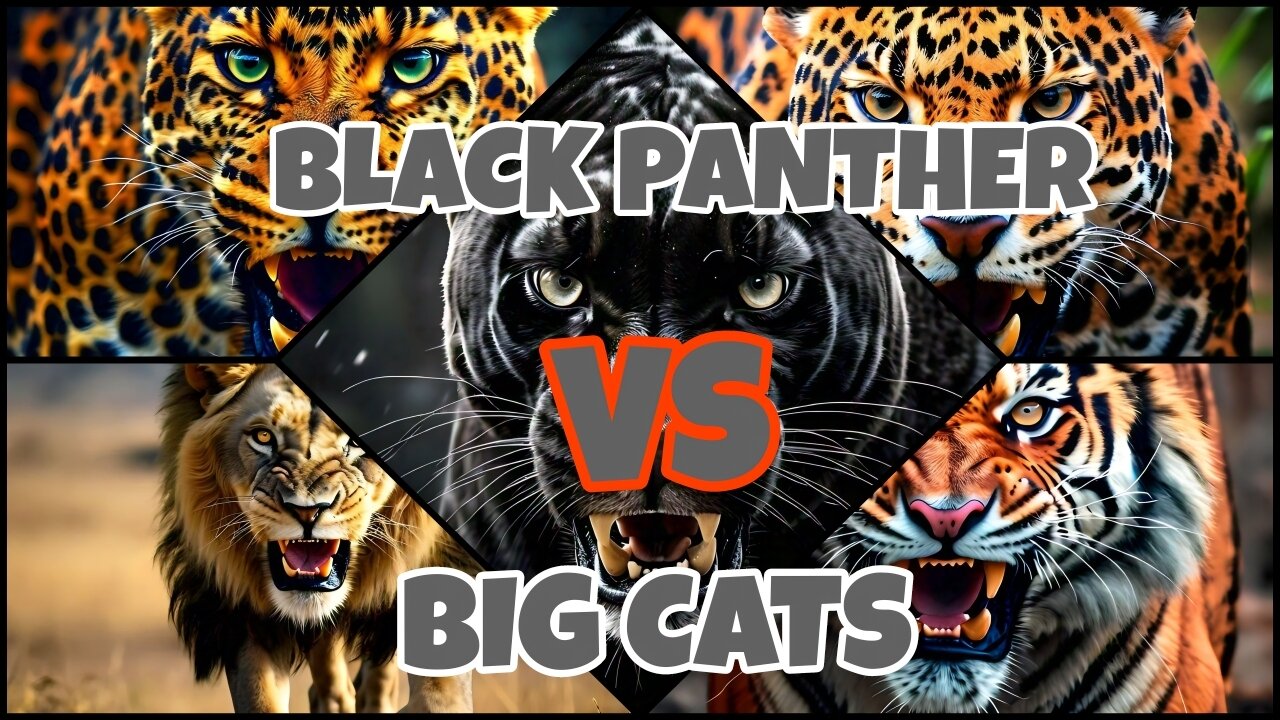 Black Panther Vs Big Cats