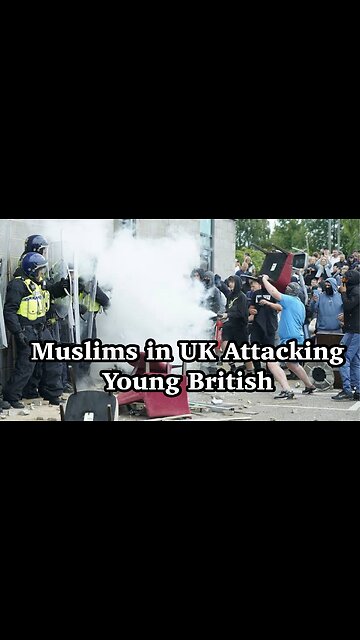 UK Riots | Gangs of Muslims Attacking Young Brits.